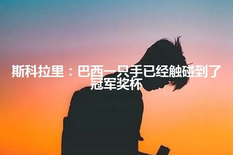 斯科拉里：巴西一只手已经触碰到了冠军奖杯