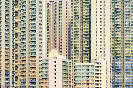 外国摄影师镜头下的香港：蜂窝住宅区美如画