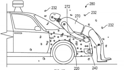 谷歌专利“粘车”，以减少事故伤害
