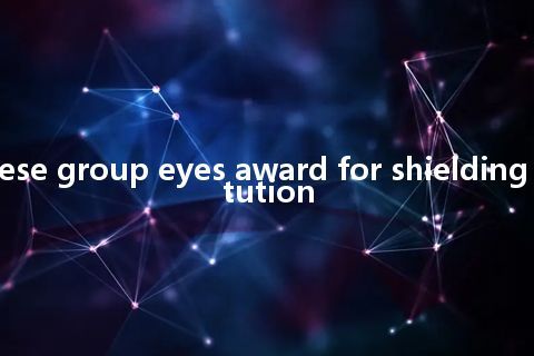 Japanese group eyes award for shielding constitution Japanese group eyes award for shielding constitution