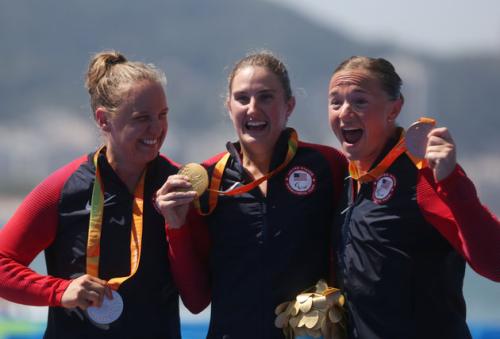 女子铁人三项首次加入残奥会项目 美国选手包揽前三