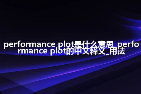 performance plot是什么意思_performance plot的中文释义_用法