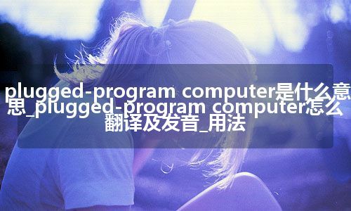 plugged-program computer是什么意思_plugged-program computer怎么翻译及发音_用法