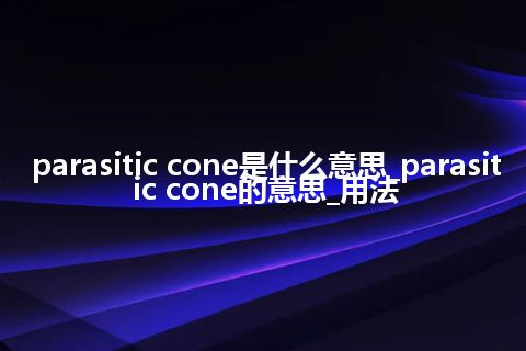 parasitic cone是什么意思_parasitic cone的意思_用法