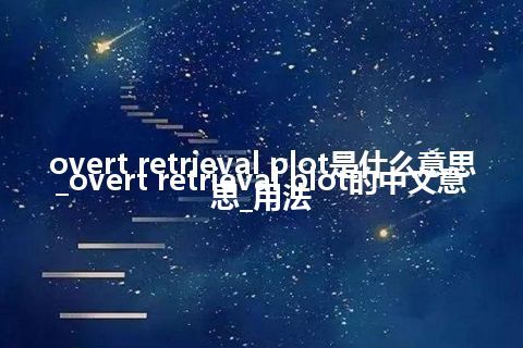 overt retrieval plot是什么意思_overt retrieval plot的中文意思_用法