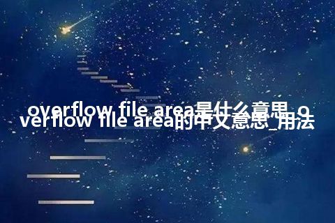 overflow file area是什么意思_overflow file area的中文意思_用法