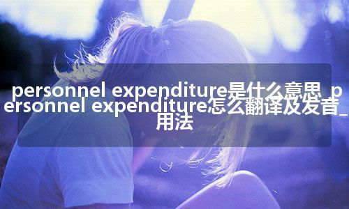personnel expenditure是什么意思_personnel expenditure怎么翻译及发音_用法