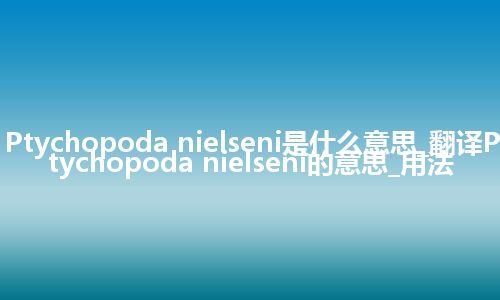 Ptychopoda nielseni是什么意思_翻译Ptychopoda nielseni的意思_用法