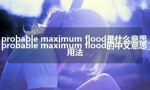 probable maximum flood是什么意思_probable maximum flood的中文意思_用法