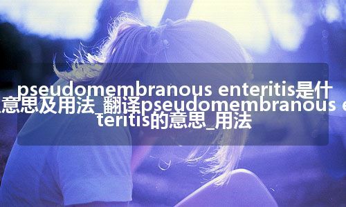 pseudomembranous enteritis是什么意思及用法_翻译pseudomembranous enteritis的意思_用法