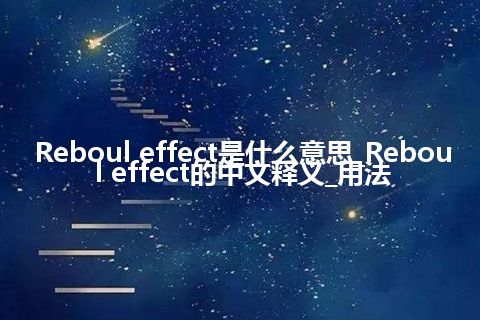 Reboul effect是什么意思_Reboul effect的中文释义_用法