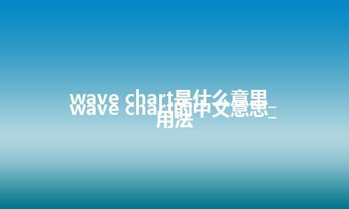 wave chart是什么意思_wave chart的中文意思_用法