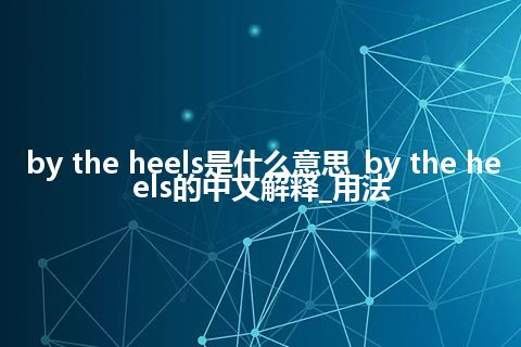 by the heels是什么意思_by the heels的中文解释_用法