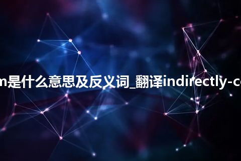 indirectly-coupled system是什么意思及反义词_翻译indirectly-coupled system的意思_用法