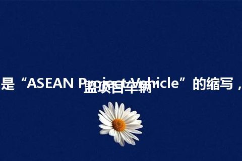“APV”是“ASEAN Project Vehicle”的缩写，意思是“东盟项目车辆”