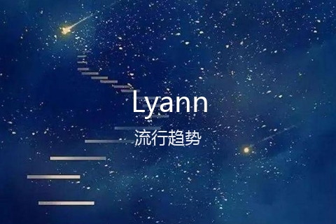 英文名Lyann的流行趋势